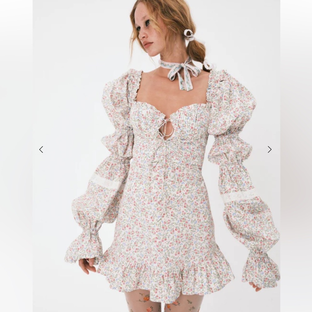 NWT FOR LOVE AND LEMONS Lucca Mini Dress